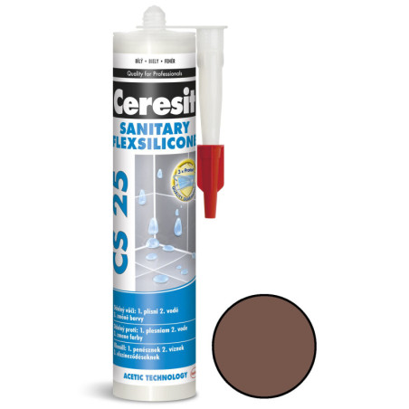 Silikon Ceresit CS 25 brown 280 ml CS2559