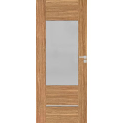 Interiérové dveře Naturel AURA pravé 80 cm ořech karamelový AURA3OK80LB