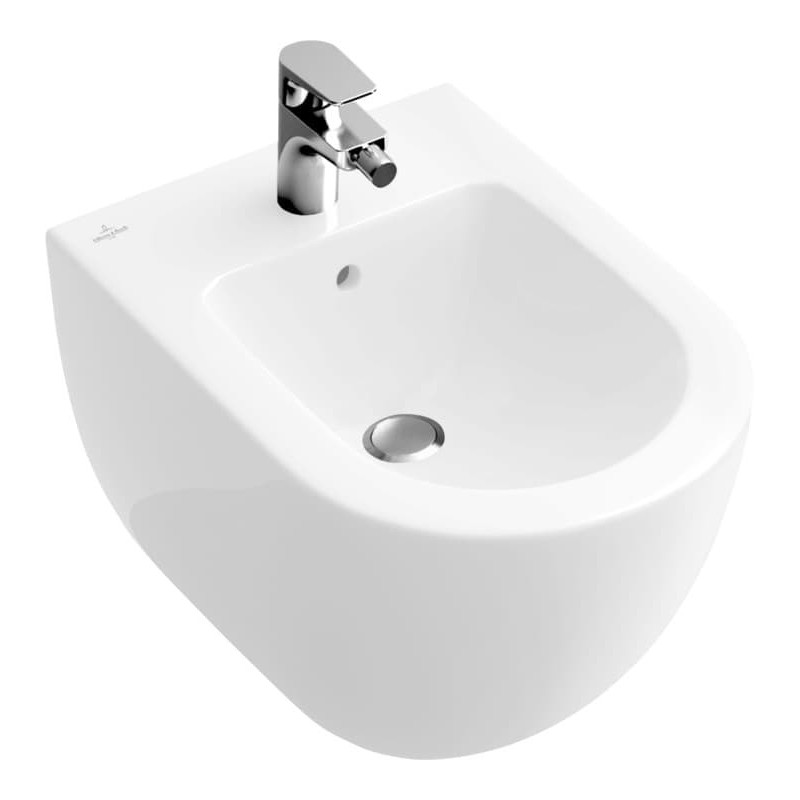 Závěsný bidet Villeroy & Boch Subway 2.0 35,5x48 cm alpská bílá 54060001