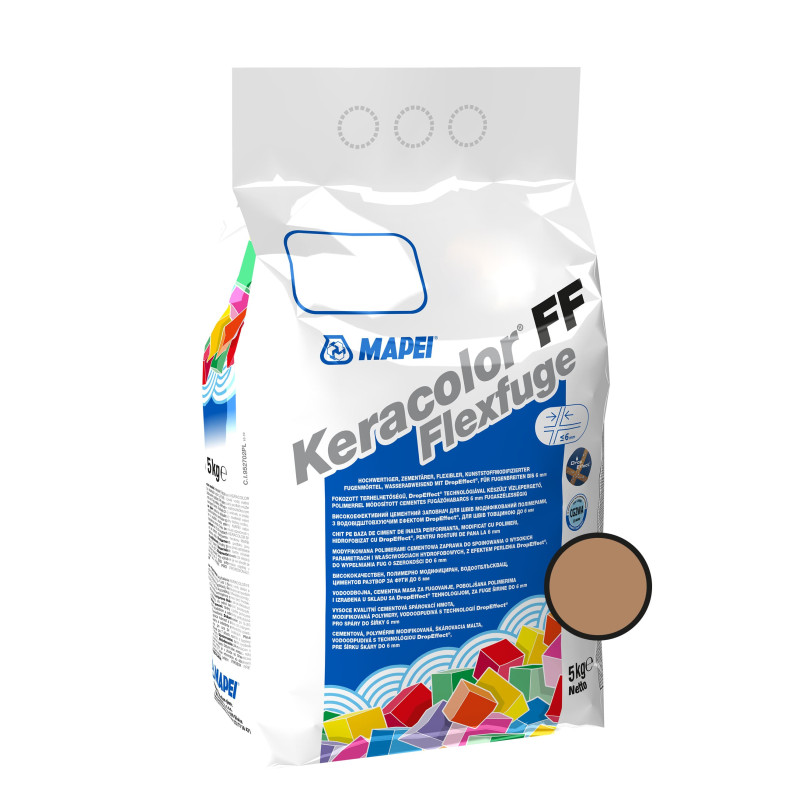 Spárovací hmota Mapei Keracolor FF hnědá 5 kg CG2WA KERACOL5142