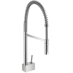 Dřezová baterie Hansgrohe Axor Starck s vytahovací sprškou, 2 proudy chrom 10820000