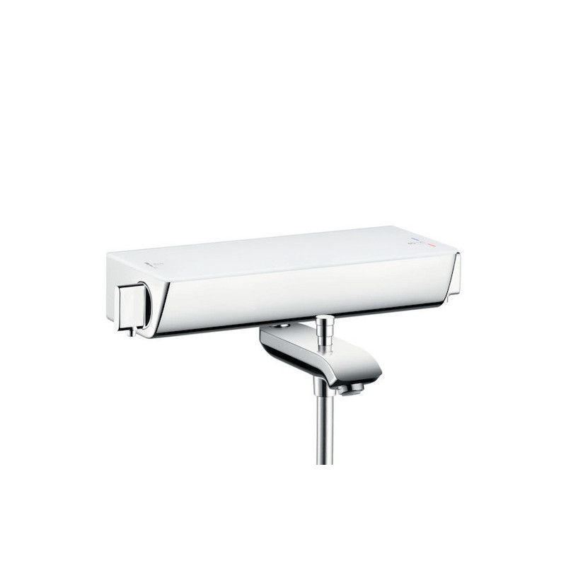 Vanová baterie Hansgrohe Ecostat Select s poličkou 150 mm bílá/chrom 13141400