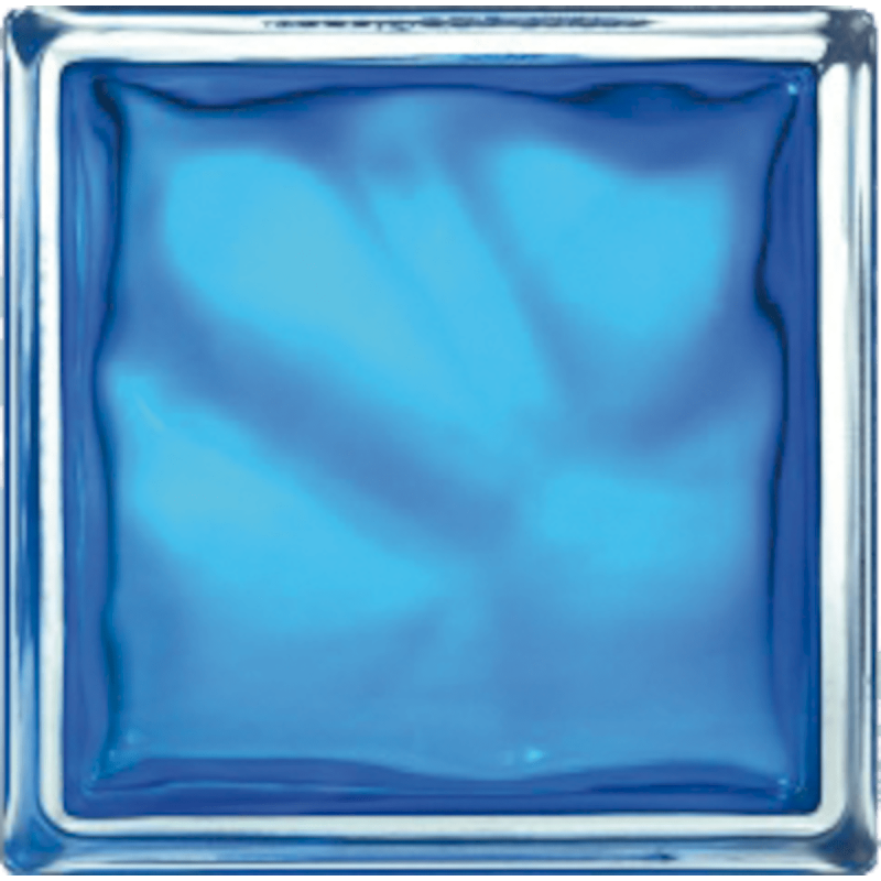 Luxfera Glassblocks blue 19x19x8 cm lesk 1908WBB