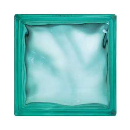 Luxfera Glassblocks turquoise 19x19x8 cm 1908WTURQUOISE