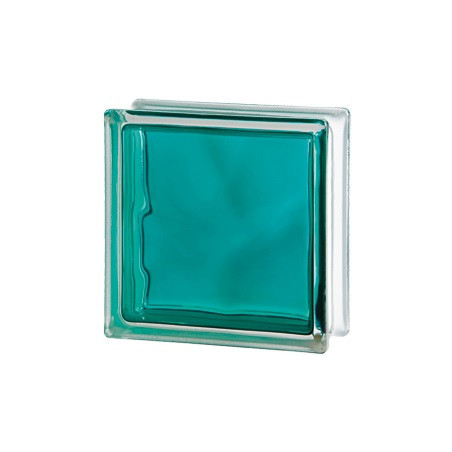 Luxfera Glassblocks turquoise 19x19x8 cm lesk 1908WBT