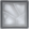 Luxfera Glassblocks grey 19x19x8 cm mat 1908WGREY2S