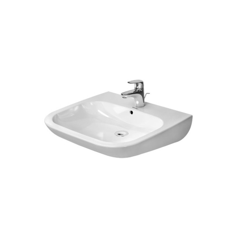 Umyvadlo Duravit D-Code 60x55,5 cm otvor pro baterii uprostřed 23126000002