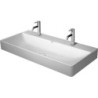 Dvojumyvadlo Duravit DuraSquare 100x47 cm dva otvory pro baterii 2353100043