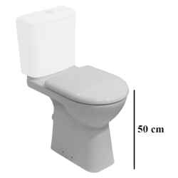 Wc kombi, pouze mísa Jika Deep spodní odpad H8236170000001