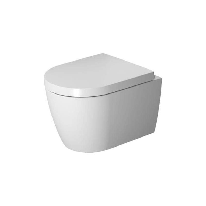 Závěsné WC Duravit Me By Starck Compact, Rimless, s HygieneGlaze, alpská bílá 2530092000