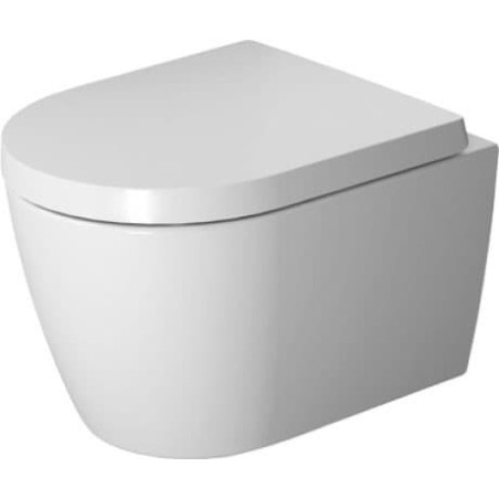 Závěsné WC Duravit Me By Starck Compact, Rimless, s HygieneGlaze, alpská bílá 2530092000