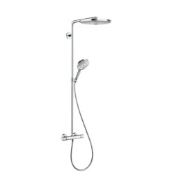 Sprchový systém Hansgrohe Raindance Select S na stěnu s termostatickou baterií bílá/chrom 27133400