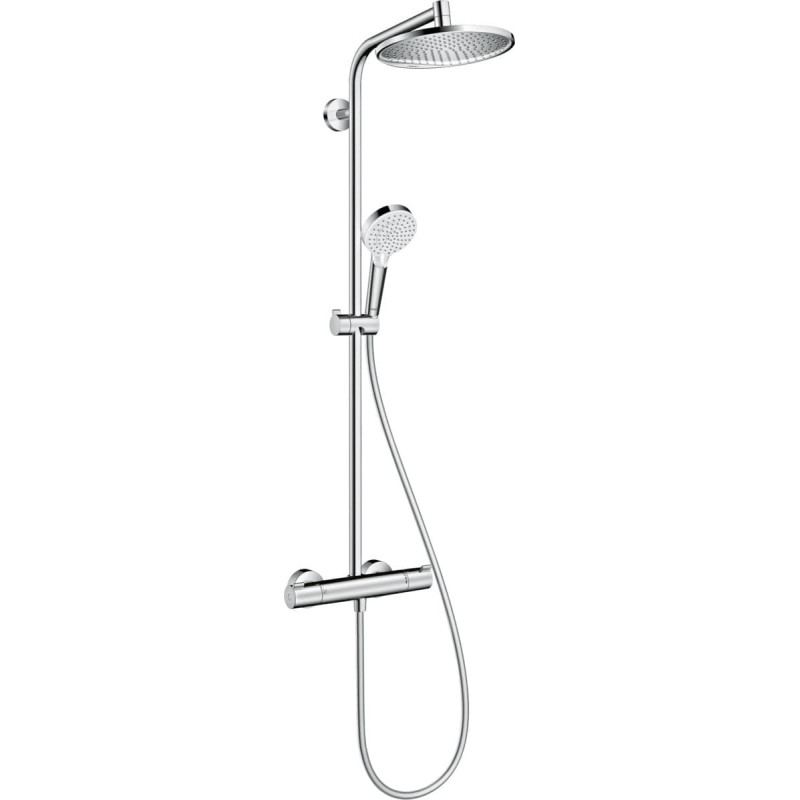 Sprchový systém Hansgrohe Crometta S na stěnu s termostatickou baterií chrom 27268000