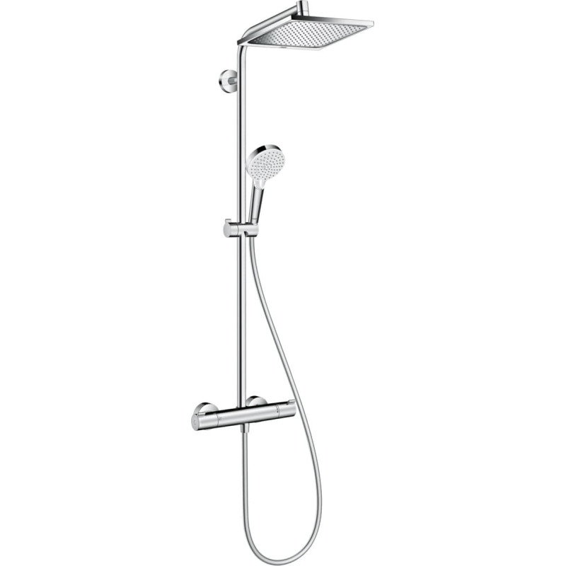 Sprchový systém Hansgrohe Crometta E na stěnu s termostatickou baterií chrom 27281000