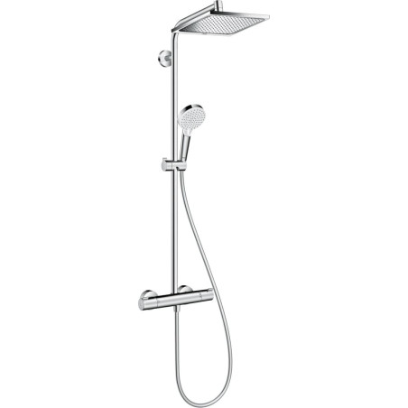 Sprchový systém Hansgrohe Crometta E na stěnu s termostatickou baterií chrom 27281000