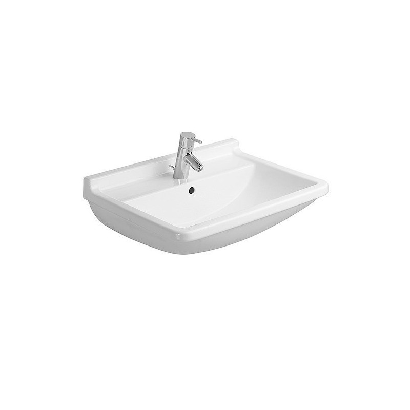 Umyvadlo Duravit Starck 3 60x45 cm otvor pro baterii uprostřed 300600000