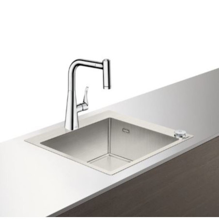 Dřezová kombinace Hansgrohe Select s dřezovou baterií C71 nerez 43207000