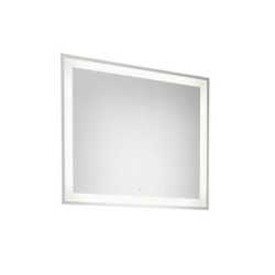 Zrcadlo s LED osvětlením Roca IRIDIA 80x70 cm chrom A812341000