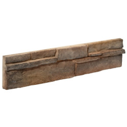 Obklad Stones Bedrock brown 11,7x55 cm reliéfní BEDROCKBR