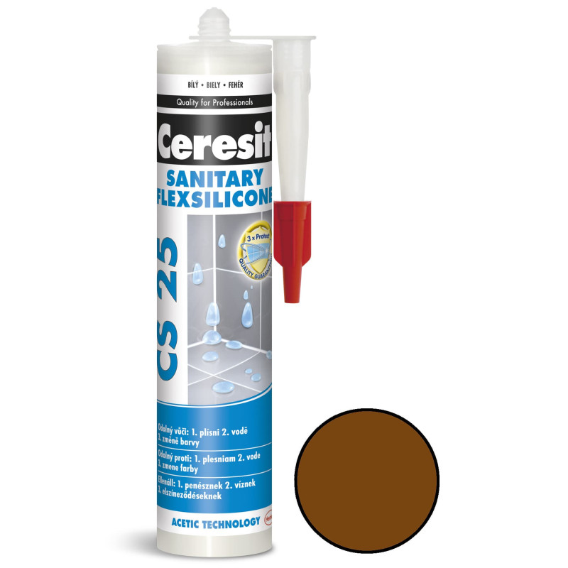 Silikon Ceresit CS 25 cocoa 280 ml CS2552