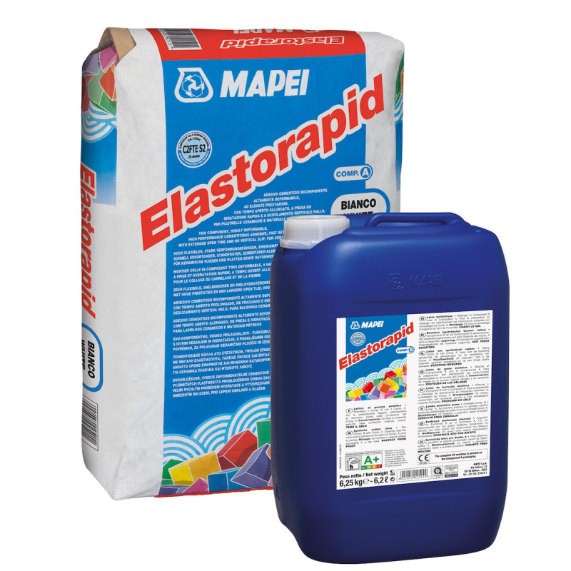 Lepidlo Mapei Elastorapid šedá 31,25 kg C2FTE S2 ELASTORAPID