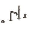 Vanová baterie Grohe Essence New s vanovým setem Hard Graphite 19578A01