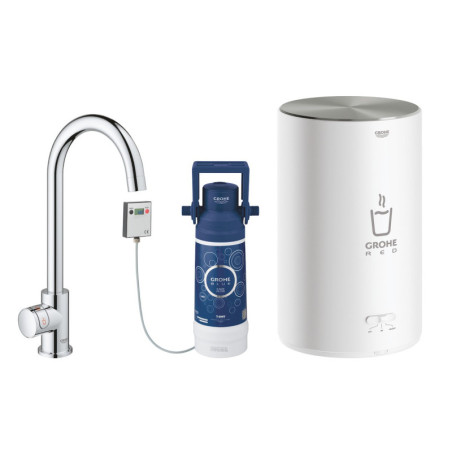 Dřezová baterie Grohe Red s výpustí chrom 30085001