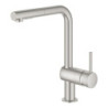 Dřezová baterie Grohe Minta s vytahovací sprškou supersteel 30274DC0