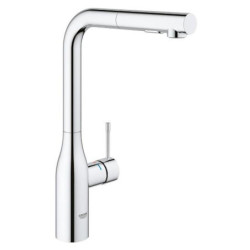 Dřezová baterie Grohe Essence New s vytahovací sprškou chrom 30270000