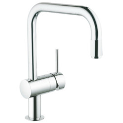 Dřezová baterie Grohe Minta s vytahovací sprškou chrom 32067000