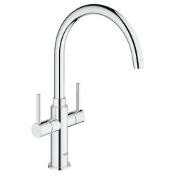 Dřezová baterie Grohe Ambi s otočným ramínkem chrom 30190000