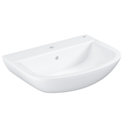 Umyvadlo Grohe Bau Ceramic 64,6x46,8 cm alpská bílá otvor pro baterii uprostřed 39420000