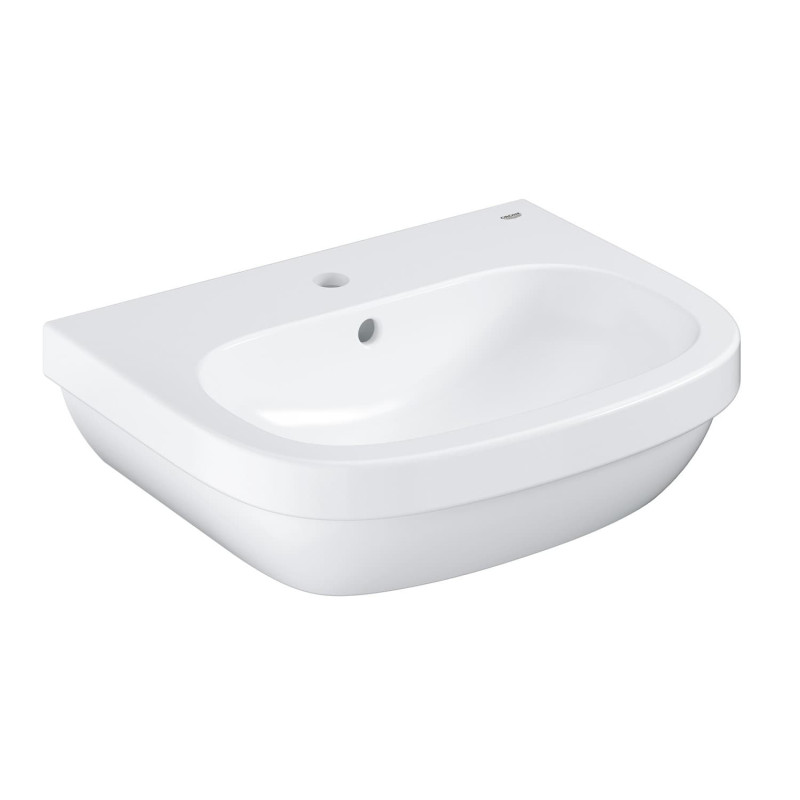 Umyvadlo Grohe Euro Ceramic 55x45 cm alpská bílá otvor pro baterii uprostřed 39336000