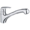 Dřezová baterie Grohe Eurodisc s vytahovací sprškou chrom 32257001