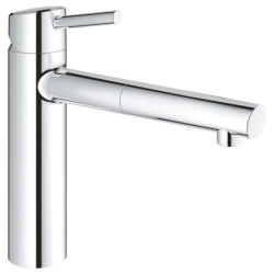 Dřezová baterie Grohe Concetto New s vytahovací sprškou chrom 31129001